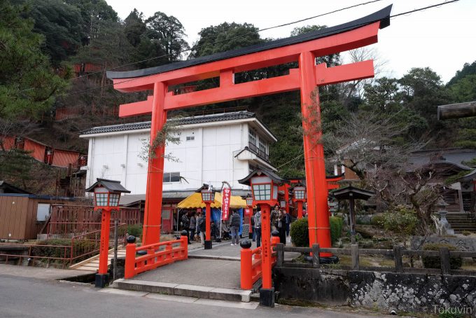 太皷谷稲成神社の鳥居