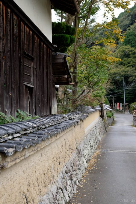 山沿いには風情ある景色が残る