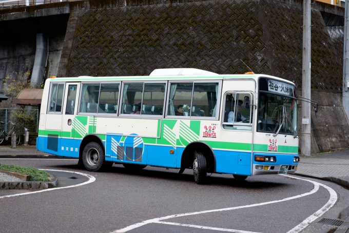 かずら橋へ向かうバス