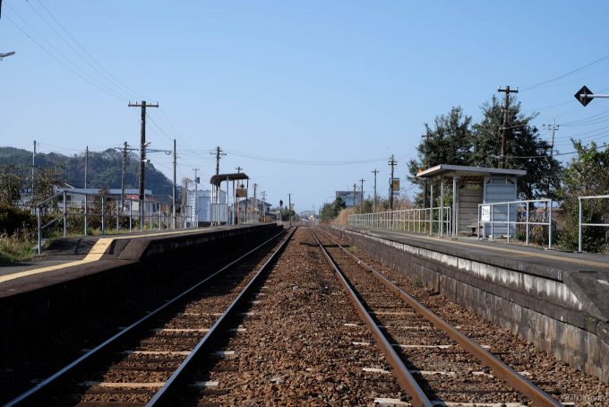 ホームだけの住吉駅