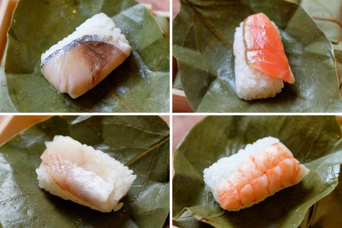 4種類の寿司