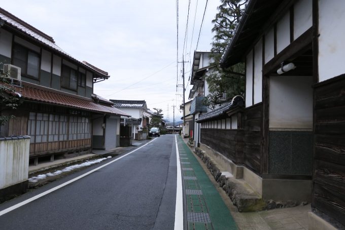 門尾集落の家並み (Canon PowerShot G9 X)