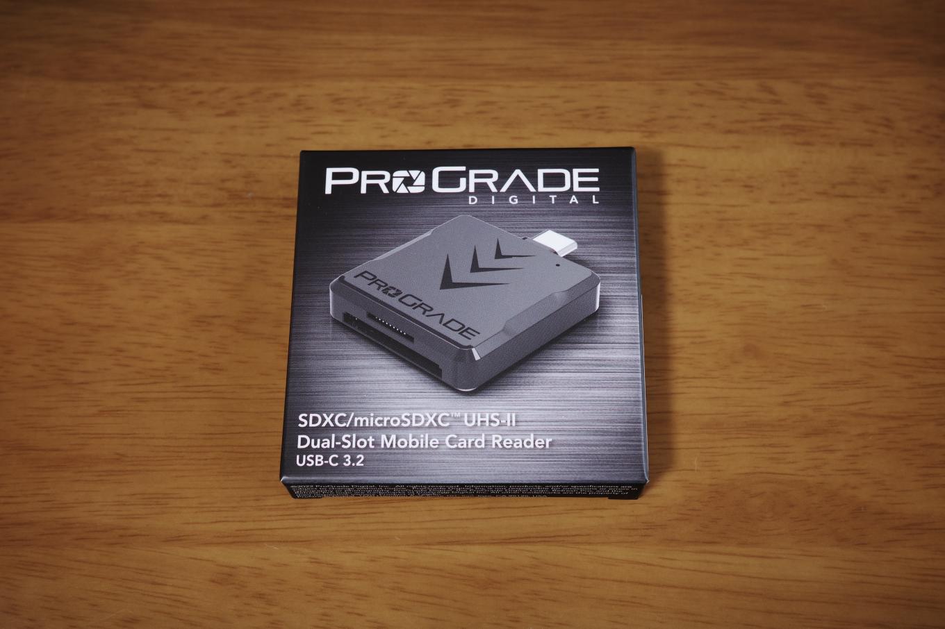 ProGrade DigitalのSDカードリーダー。