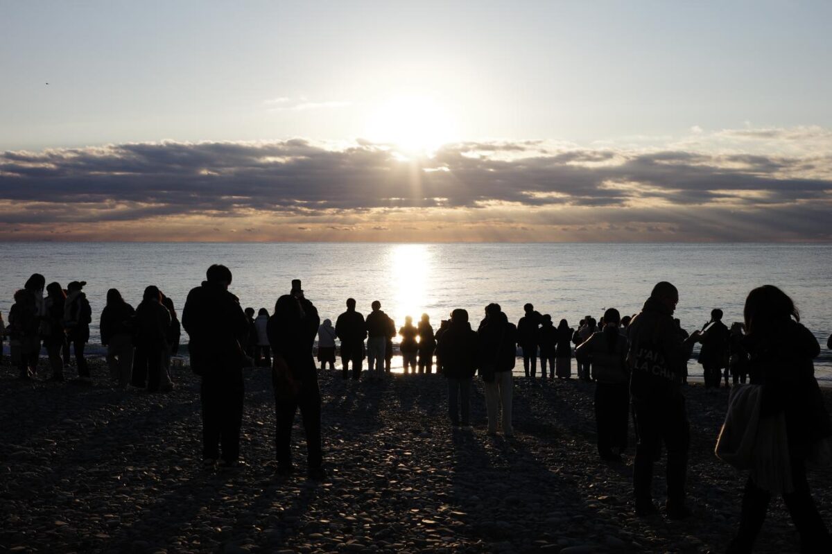 2026年の初日の出。